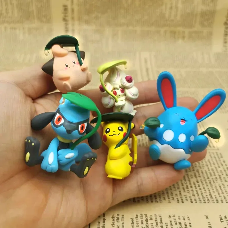 

Покемон сезоны мокрой дождливый сезон Pikechu Riolu Cleffa джигглифф кукла экшн-фигурка модель игрушка украшения