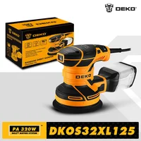 DEKO DKOS32XL125 320W Speed 14000pm Random Orbit Sander  Home DIY Carpenter Strong Dust Collection Polisher 2