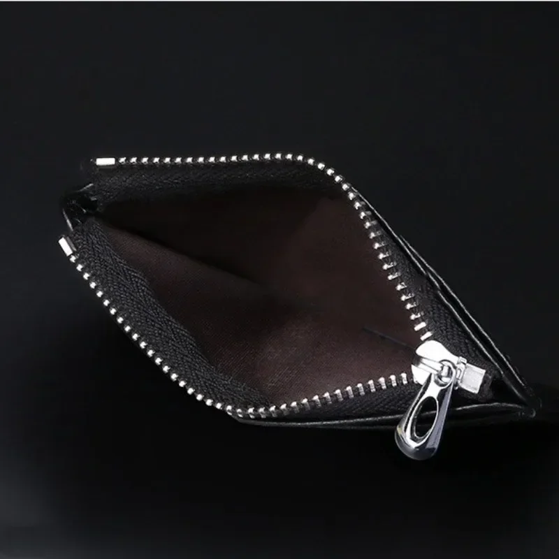 New Fashion Men's Leather Money Clips Wallet Multifunctional Thin Man Card Purses Women ID Business Card for Money Holder Purse