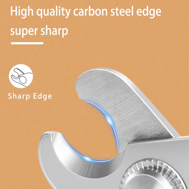 13cm New High-end Pet Nail Clippers Log Handle Pet Shop Special Cut Big Dog Super Sharp Cat Dog Nail Clippers 2