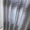 1PC Luxury Style Living Room Transparent Window Finished Curtain French Window Bedroom Screen Sunshade Breathable White Screen 5