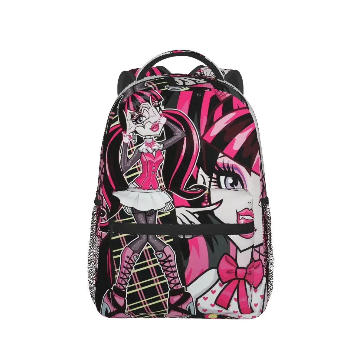 

Large Capacity Look Travel Backpacks New Pattern Monster High Dolls Bag for Teenager