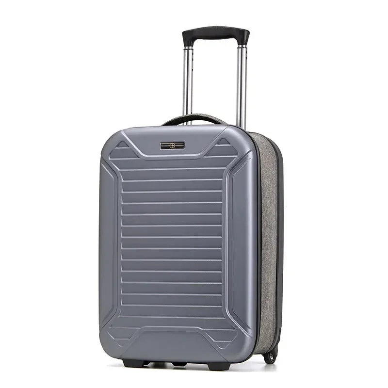 thumbnail image 1 of Maleta giratoria de viaje, equipaje plegable, cubierta de carrito, equipaje de mano ABS, Maleta de viaje con ruedas, equipaje ligero, 1 of 4