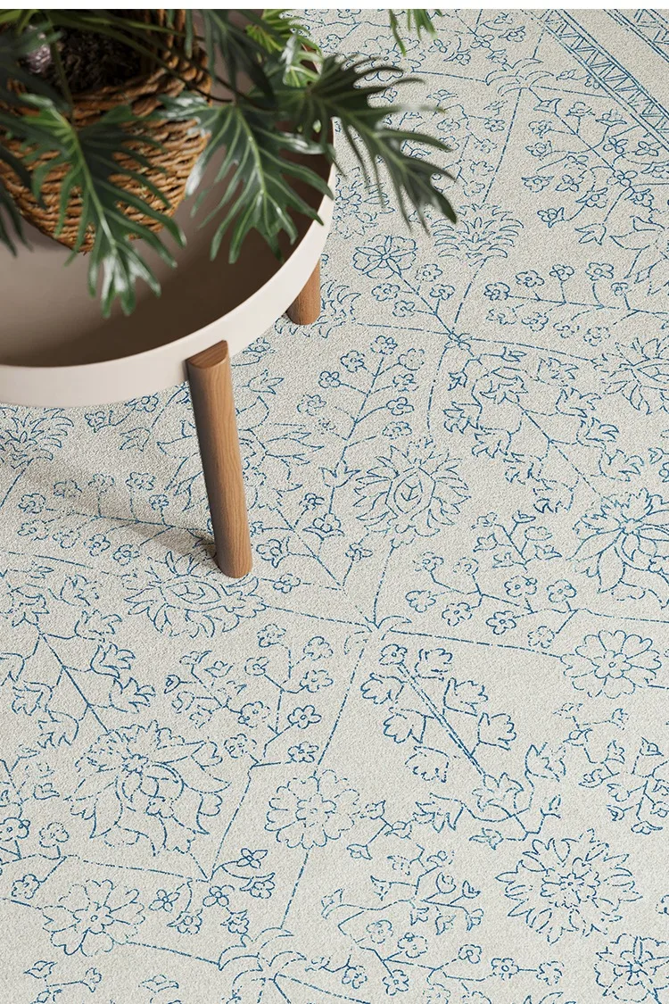 American Retro Carpet Comfortable Soft Living Room Carpets Non Slip Machine Washable Rugs Persian Style Bedroom Rug السجاد Tapis