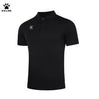Kelme Polo Shirt Men Summer Quick Drying Short Sleeve T-shirt Club Training Football Uniforms Custom Culture Shirt 1