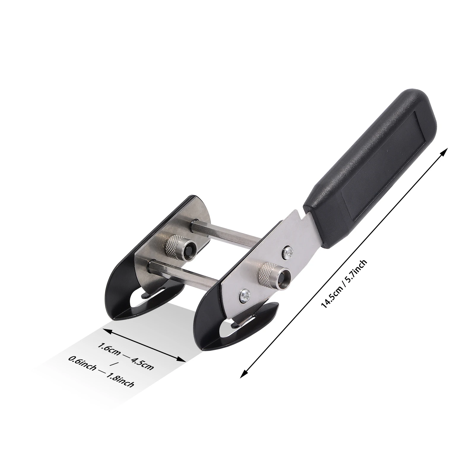 EHDIS Doppelklingen-Vinylschneider mit 4-Breiten-Abstandhalterstreifen, Schneidemesser für Carbonfolie, Tapeten-Styling und Schneidewerkzeug – Detail 9