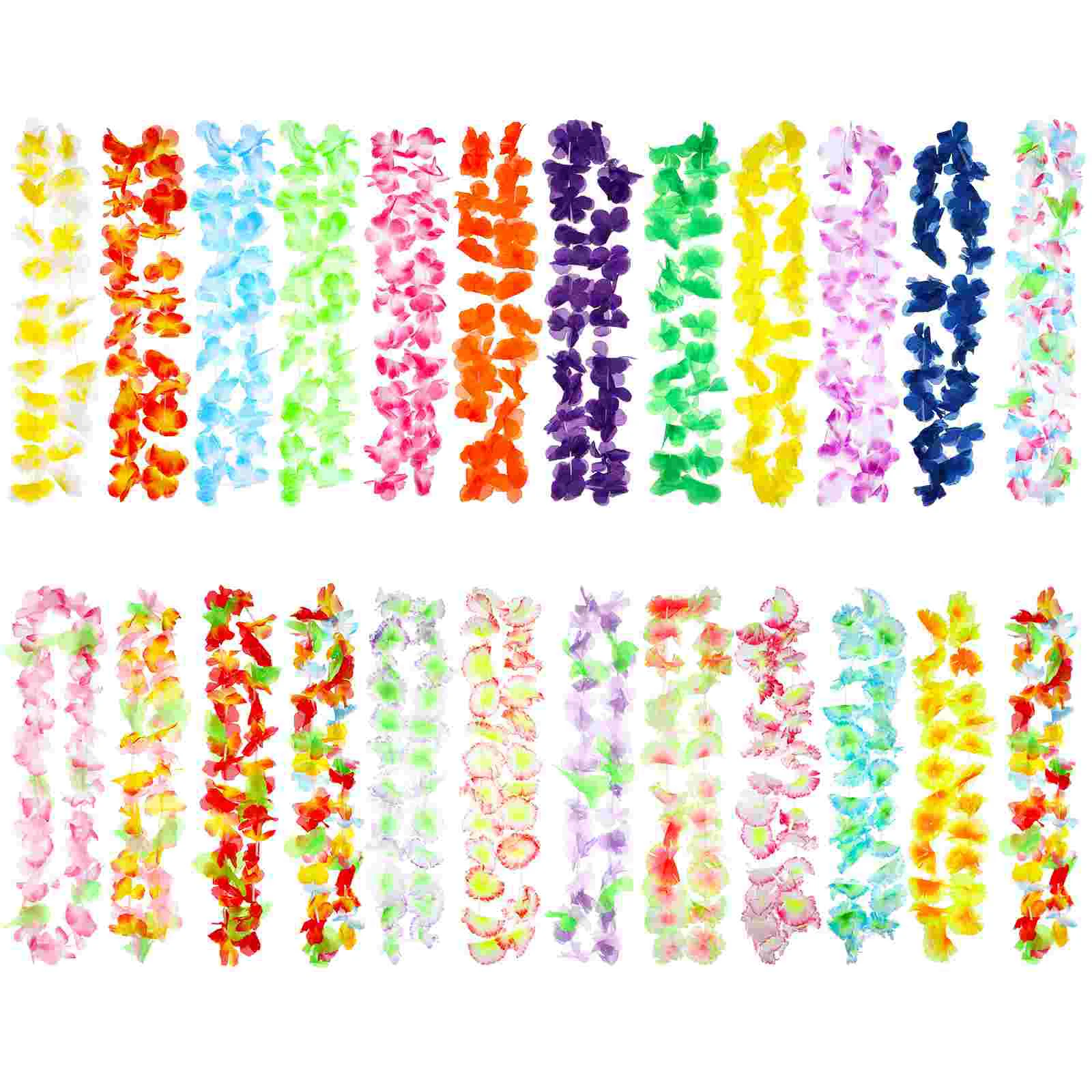 

50 Pcs Cheer Props Performance Garland Summer Decorative Party Wreath Lei Stage