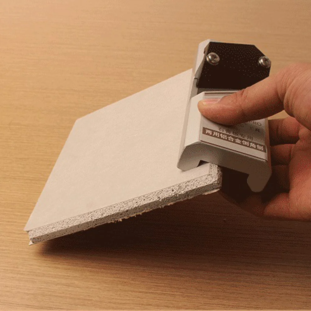Plasterboard Chamfering Planer Wood Edges Trimming Tool Tilt 45&deg; Angle Ceiling Decorative Planer Aluminum Alloy DIY Plane,woodworking hand tools,wood trimming tool