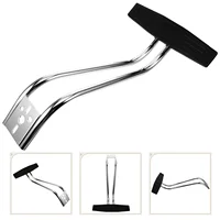 Hair Salon Chair Foot Pad Footrest Accessory Pedal Replacement for Appendix Barber Attachment Stainless Steel Man Pads 1