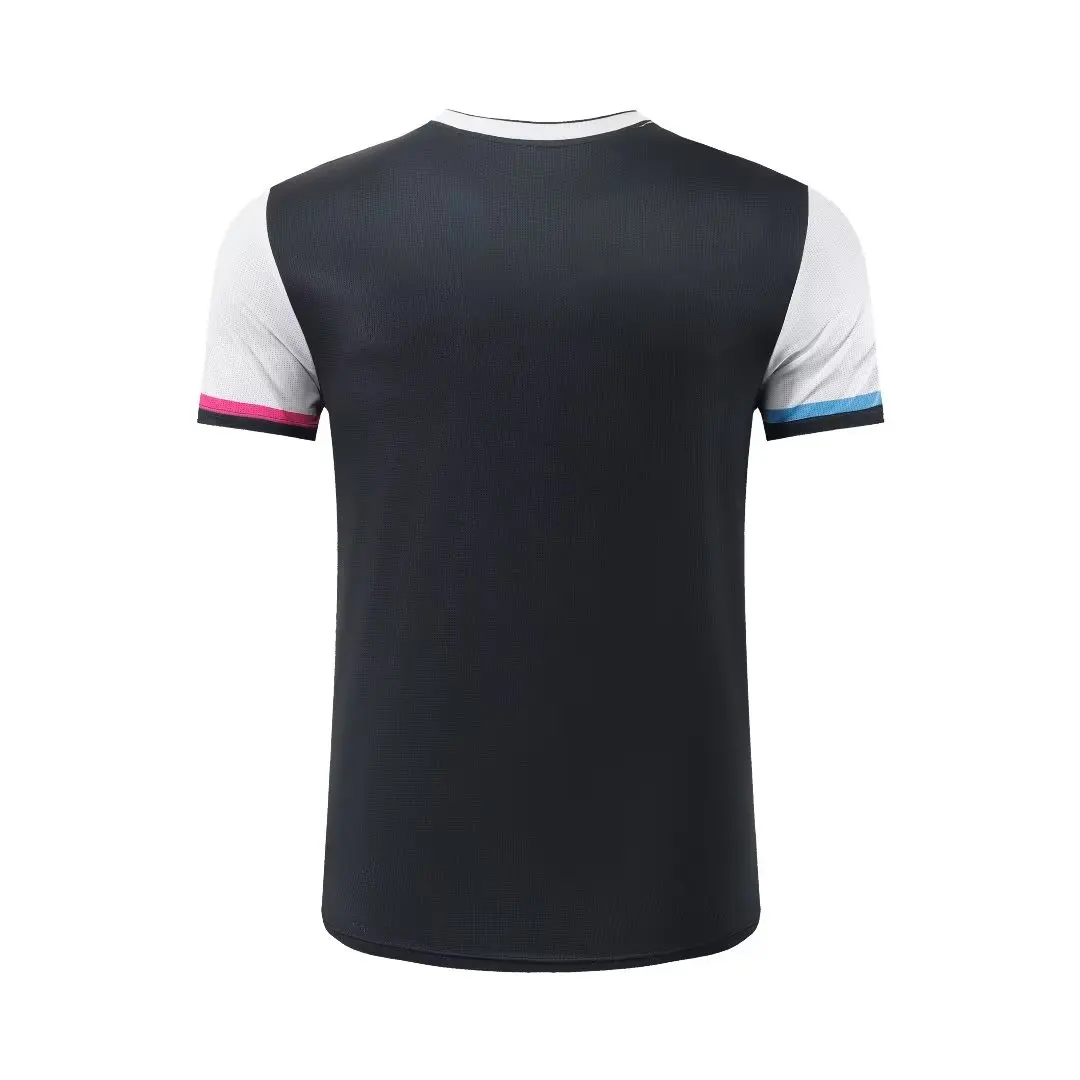 Badminton T-shirt men's and women's quick drying breathable V-neck wrinkle resistant can be printed and name