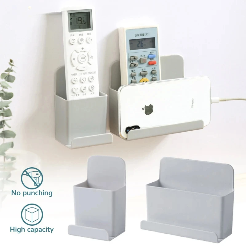 RemoteControlStorageBoxMobilePhoneStorageRackWallMounted