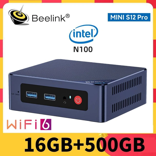 Beelink N100 MNI-S12 Pro 16GB 500GB
