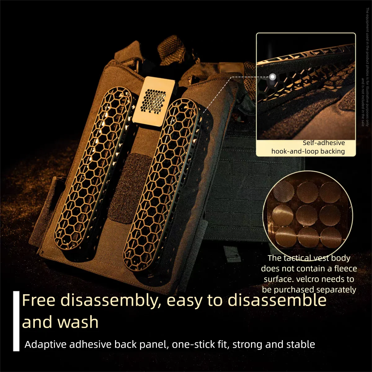  slider image of Tactical Vest Breathable Cushion