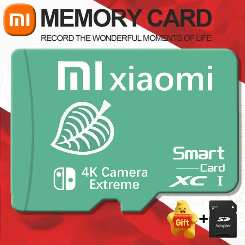 thumbnail image 1 of Tarjeta de memoria de alta velocidad Xiaomi de 2 TB, 1 TB, 512 GB, 256 GB, clase 10, tarjeta Micro TF SD de 1 TB para teléfono Nintendo Switch/Ps4, 1 of 5