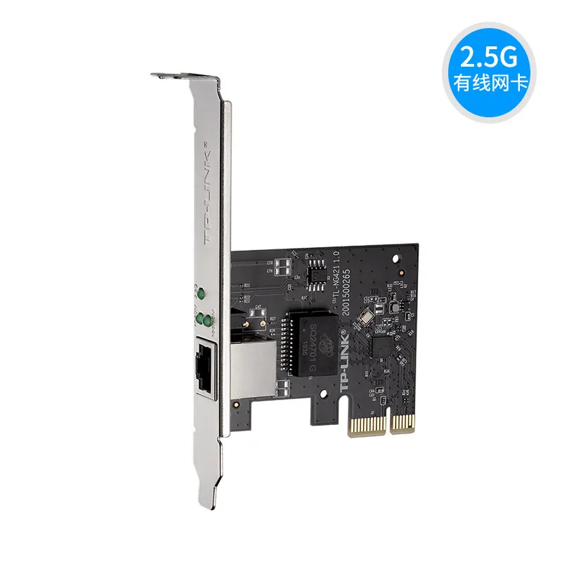 Tp-link Pci Rj45 2.5 Gigabit Pci Express Adaptador de Placa de Rede Wake em Lan 2500mbps 2.5gbps 2.5g Pci-e Tl-ng421 - Imagem 5
