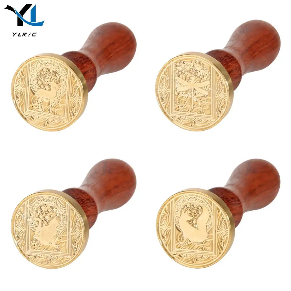 Wax Seal Stamp Space Wax Stamp DIY Sealing Diameter 3cm Animal Sealing for Halloween Christmas Thanksgiving