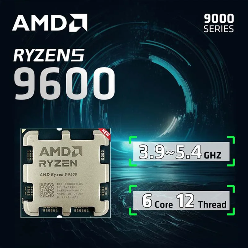 CPU AMD Ryzen 5 9600 Amazon.com: AMD Ryzen™ 5 9600X 6-Core, 12-Thread Unlocked
