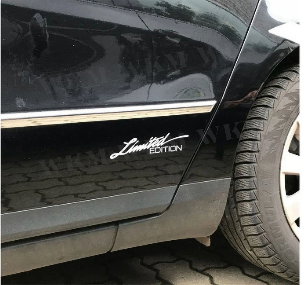 8 Farben Vinyl Aufkleber Fensteraufkleber Auto-Styling 3D LIMITED EDITION Dekoration Reflektierender Laseraufkleber für Autozubehör – Detail 12