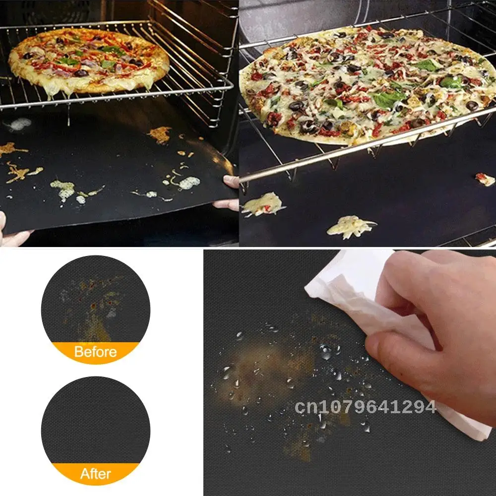 

Outdoor Charcoal Barbecue Grilling Accessories: Non-Stick Barbecue Baking Pad, Reusable and Easy To Clean BBQ Grill Mat, 1/2/3/