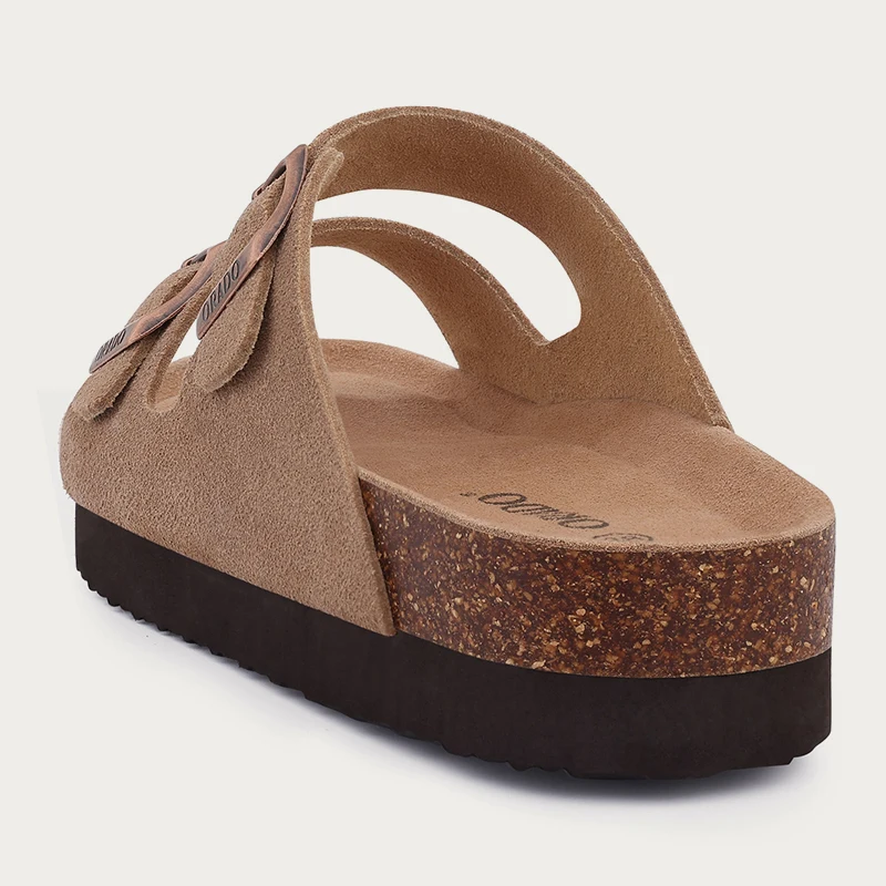 Pallene Clogs For Women New Cork Slippers Unisex Classic Cork Sandals Fashion Cow Suede Clogs Mules Men Outdoor Beach Slippers 6