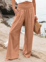 New Spring Women's Casual Pants, Casual Style, Comfortable Mid Waist Long Pants for Women - Image 4