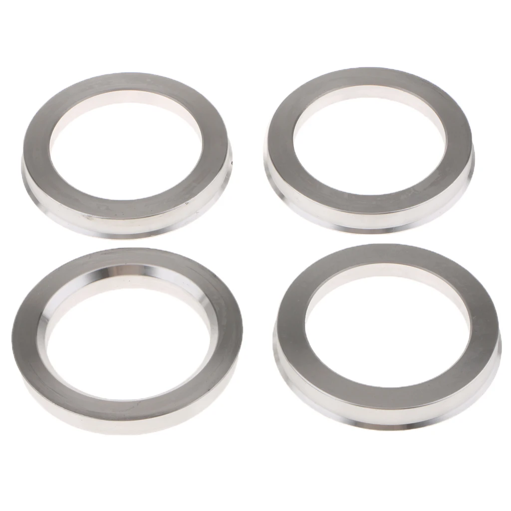 

4 Pieces Aluminum Alloy Spigot Rings Wheel Hub Centric Rings Spacer Gasket