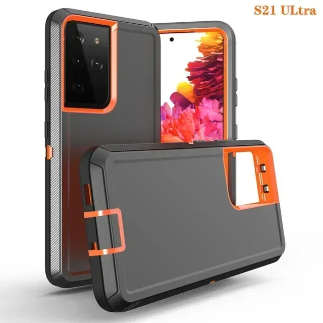 Custodia Armor Otter X Box per Samsung Galaxy A55 S23 S22 S21 S20 S24 Ultra S10 S8 S9 Note 20 10 Custodia antiurto resistente_voghion.com