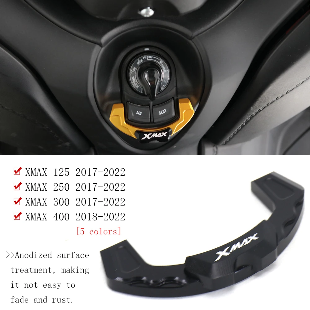 

For Yamaha XMAX 300 250 125 2017-2022 Motorcycle Accessories Electric Door Lock Decorative Cover For X MAX 400 2018-2022