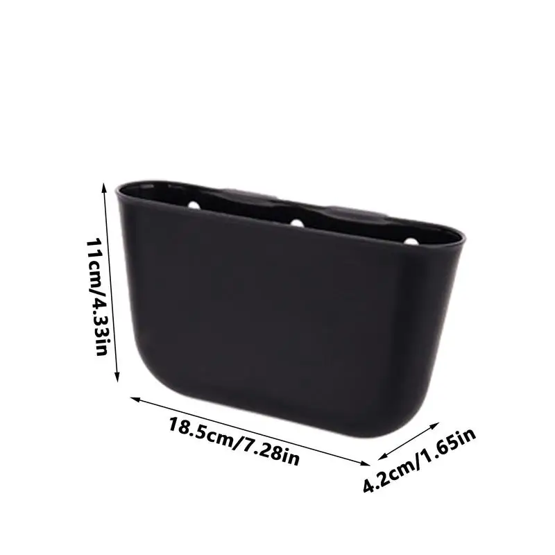 Car Garbage Bin Universal Small Rubbish Container Box Car Wastebasket Interior Accessories For SUV RV Mini Van Truck Sports
