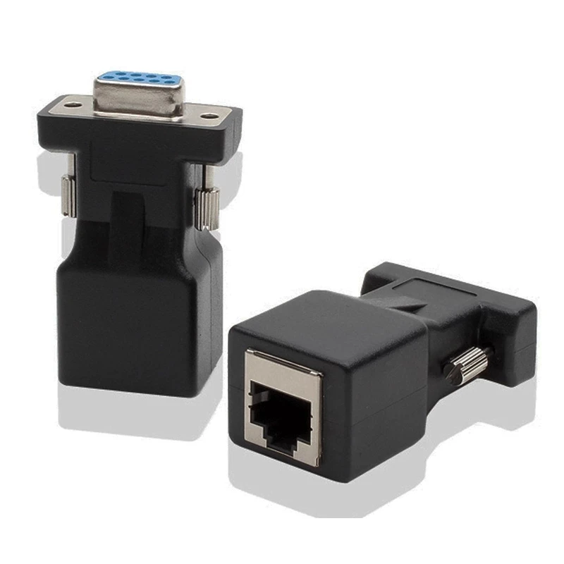 DB9 RS232  Ʈ-RJ45  Ŀ DB9  Ʈ ͽٴ-LAN CAT5 CAT6 RJ45 Ʈũ ̴ ̺ 