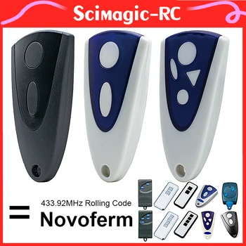 교체용 NOVOFERM NOVOTRON 502 MAX43-2, 롤링 코드 차고 도어 원격 제어 오프너, 504 MAX43-4, 433.92 MHZ