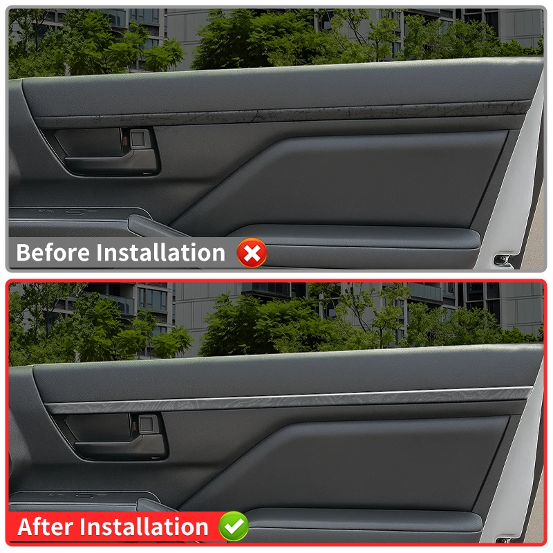 Strisce Decorative per Portiere Auto Toyota 4Runner 2024-2026, Accessori per Modifica e Aggiornamento Interni - immagine 3
