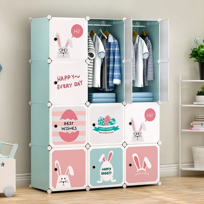 Space Saving Mini Closet Cheap Portable Exterior Garden Modular Minimalist Modern Open Wardrobe Placard Ropero Trendy Furniture 2