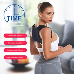 Women's Posture Corrector Adjustable Back Support Belt Spine Back Shoulder Brace Support Belts Adult Invisible Hunchback Belts