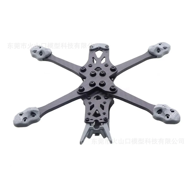HSKRC APEX 5인치 풀 카본 파이버 랙 RC 레이싱 FPV 크로스오버 프리스타일 플라워 플라이, 낙하 저항성