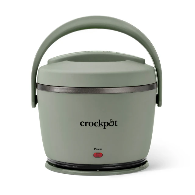 Crockpot Electric Lunch Box, Portable Food Warmer for On-the-Go Moonshine  Green