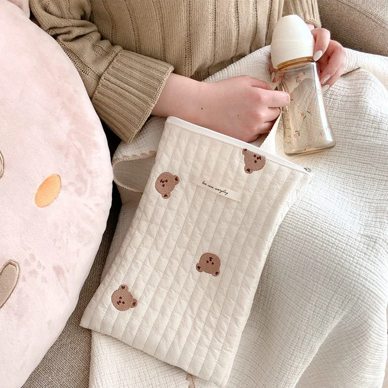 Mommy Bag Diaper Nappy Bag Baby Stuff Organizer Mini Handbags Caddy Storage Bag for Mom Cute Bear Babies Accessories 2