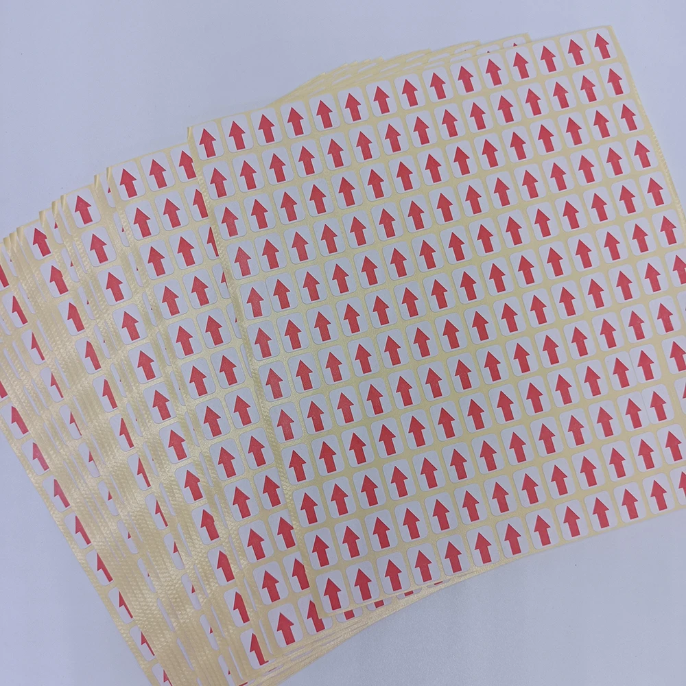 6mm Circular Dot Arrow Label 10x10mm Square Directional Arrow Sticker Red, Green Defective Product Label Rework Mark Sticker