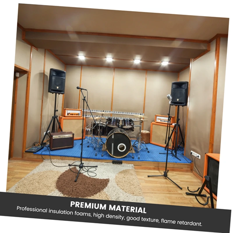 12 Pack Self-Adhesive Acoustic Panels Sound Proof Foam Panels High Density Soundproofing Wall Panels For Home sound absorbing panel,sound absorbing foam,soundproofing foam