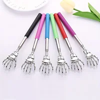 1 Random Color Portable Stretchable Scratch Tool, Adjustable Length Claw-shaped Stainless Steel Stretchable Scratch and Massage Device - Image 5