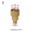Metal Adapter Foam Nozzle Foam Generator Foam Gun High Pressure Washer Soap Foamer for Nilfisk Karcher Huter Elitech Lavor 4