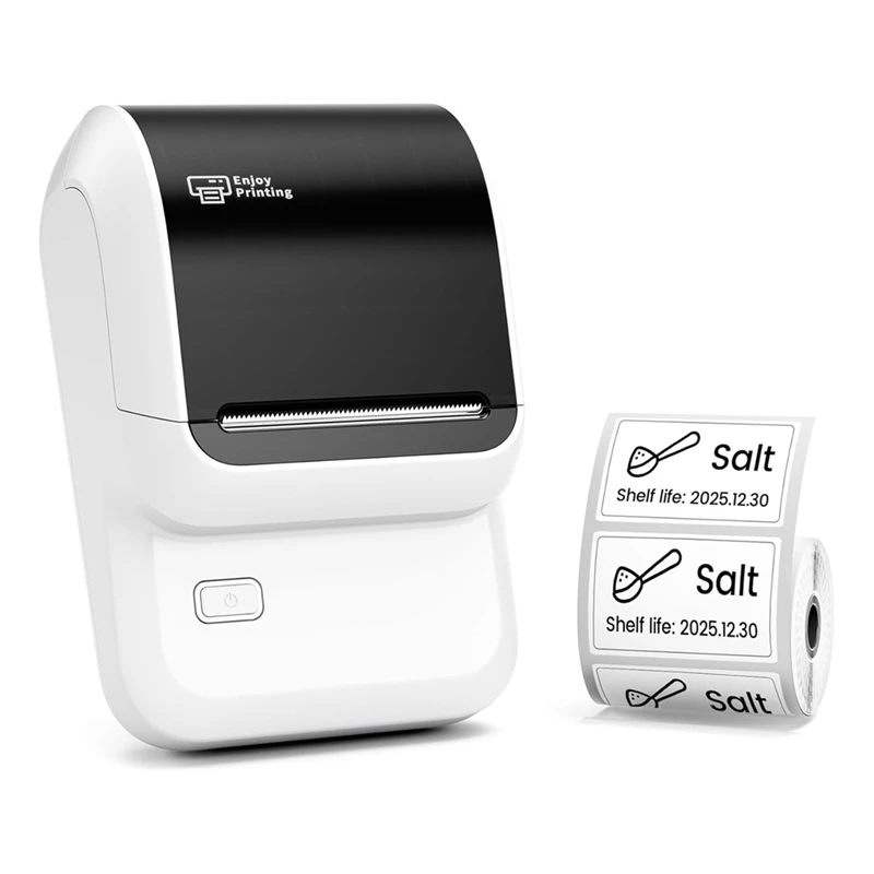 Label Maker,Bluetooth Label Maker Compatible With Mobile Phones And Computers,Inkless Portable Label Maker For Address