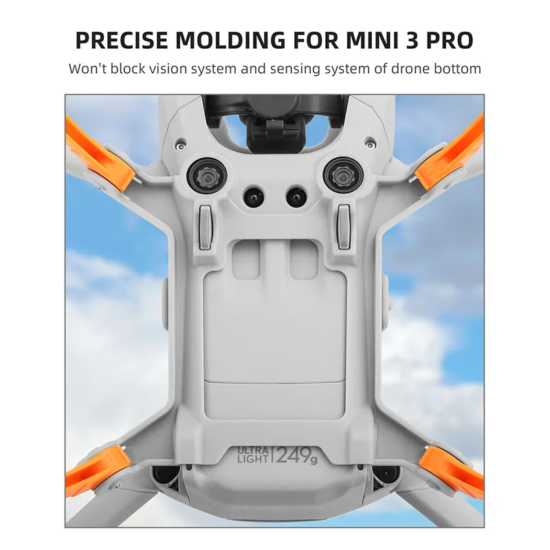 Foldable Spider Landing Gear For DJI Mini 3 Pro Drone Extension Protector Increased Height for DJI Mini 3 Pro Drone 