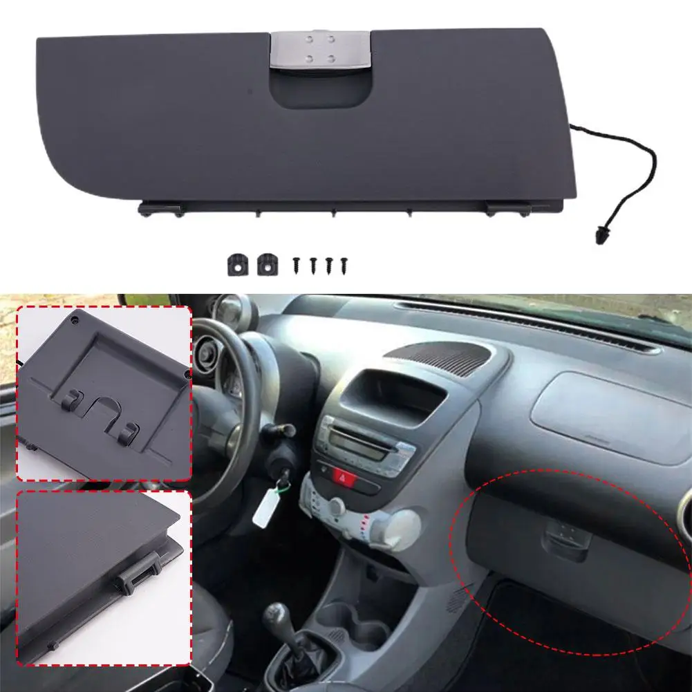 

Car Glove Box Cover Replacement For 107 Plastic Glove Box Lid For Aygo For C1 2005-2015 Auto Accesso B5c2