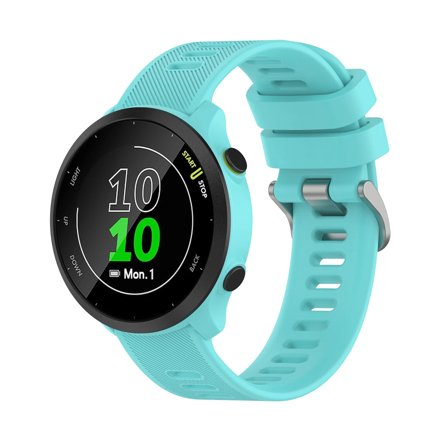 Silicone Watch Band for Garmin Forerunner 55 158 245 645 165 Music Strap 20MM Bracelet for Venu 2 Plus/SQ/Vivoactive 3 Wristband