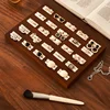 Solid Wood Grain Ring Bracelet Literary Toy Storage Tray Viewing Pallet Jewelry Display Props Jewelry Tray Display Tray 3