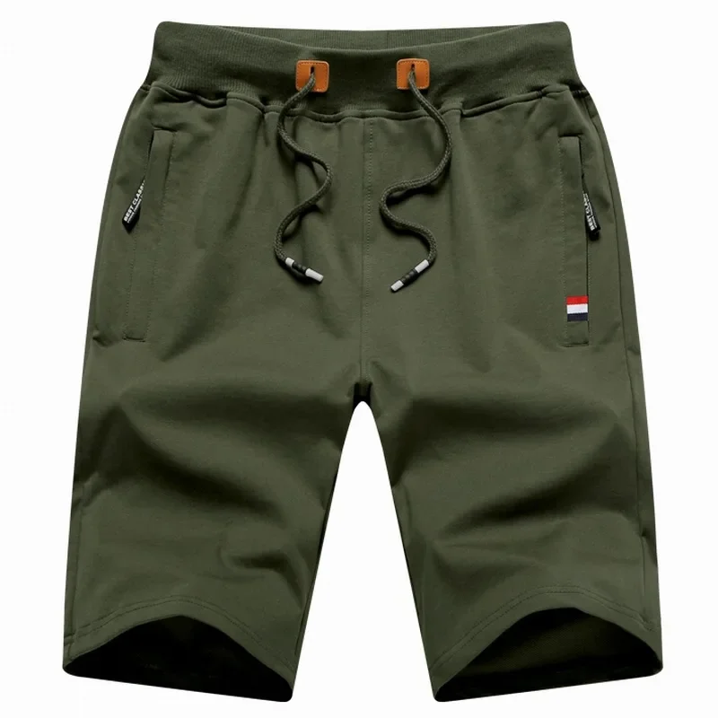 thumbnail image 1 of Pantalones cortos deportivos de algodón para hombre, de talla grande, con cintura elástica, informales, para gimnasio, 5XL, 4XL, novedad de 2024, 1 of 5
