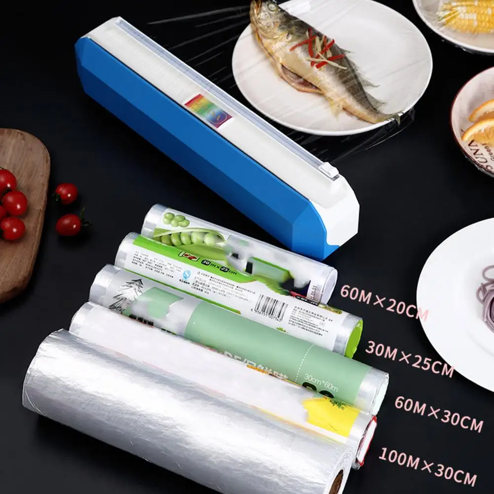 

Plastic Wrap Cutter Neat Cutting Plastic Wrap Cutter Kitchen Tool Set Safe Cutting of Plastic Wrap Tin Foil Tin Foil Cutter