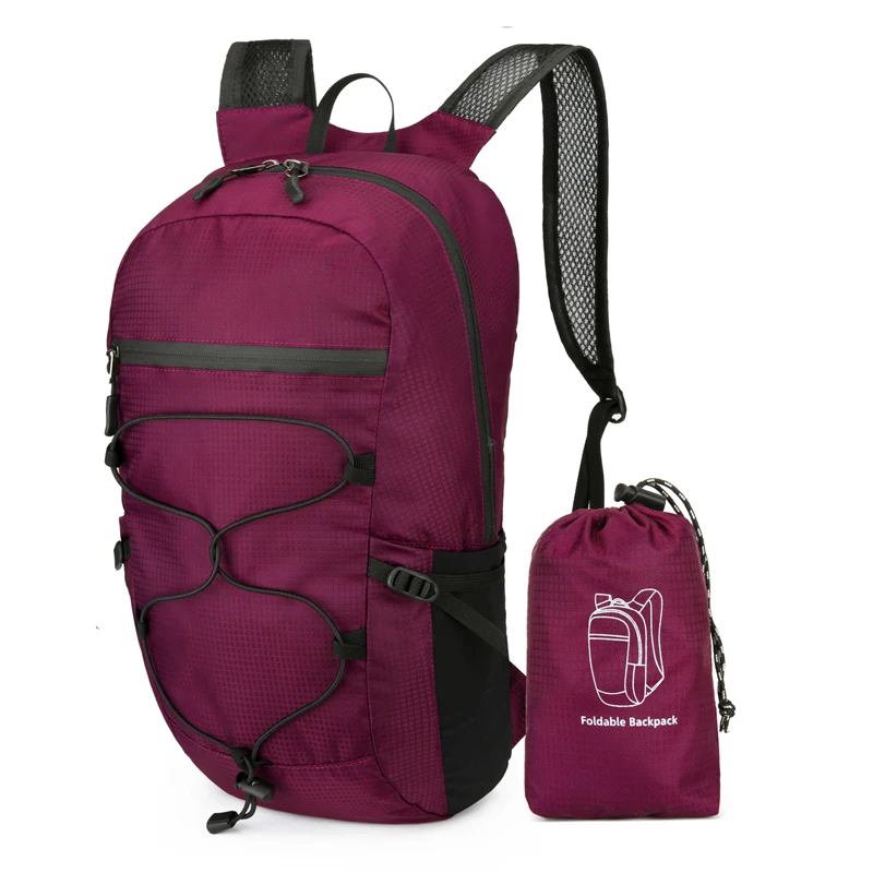 ตัวเลือกสินค้า กระเป๋าเป้พับได้ Ultralight สำหรับกิจกรรมกลางแจ้ง