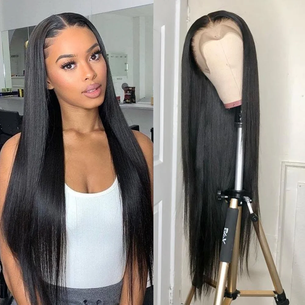 

Bone Straight Lace Front Wig Full Lace Human Hair Wigs For Women 30 34 Inch 13x4 13x6 Hd Brazilian Pre Plucked Lace Frontal Wig